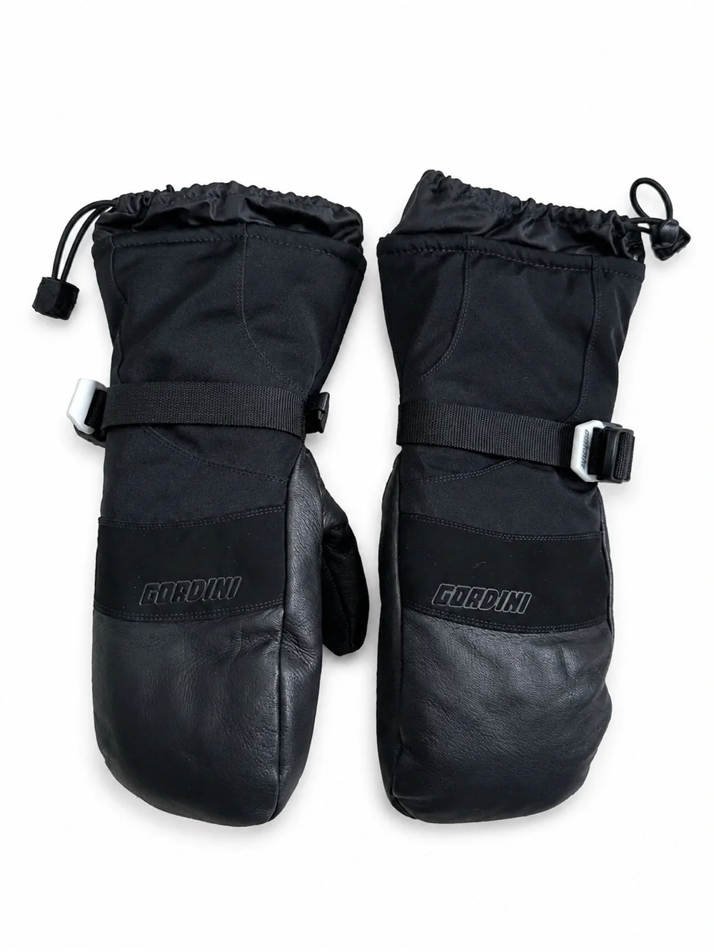 Gordini Naturaloft Down Waterproof Leather Ski Mittens Black Size Medium